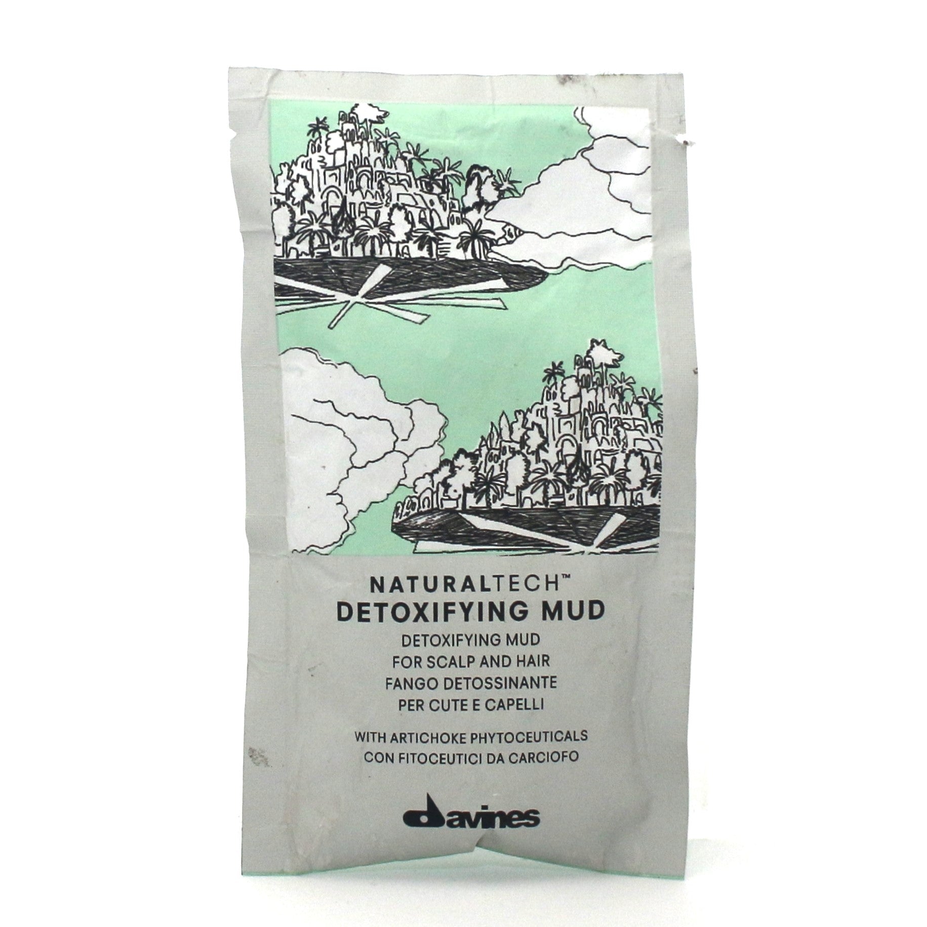 Davines Natural Tech Detoxifying Mud 1.69 oz (Pack of 6)