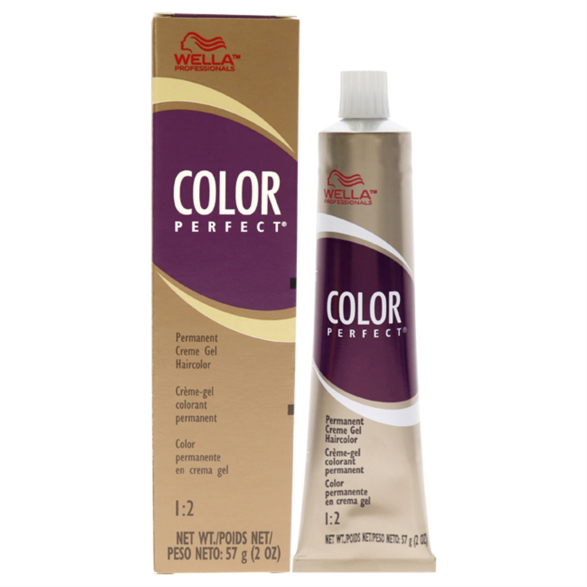 Wella Color Perfect Permanent Creme Gel Haircolor 2 oz