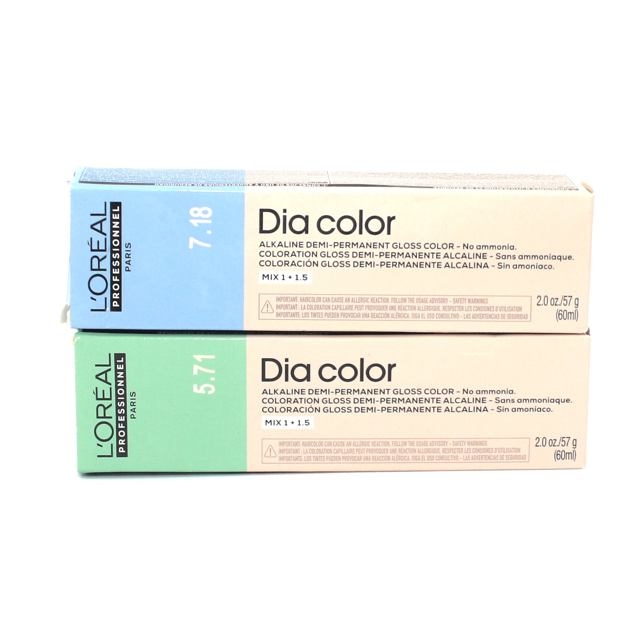 Loreal Dia Color Alkaline Demi Permanent Gloss Color No Ammonia 2 oz - Overstock Beauty Supply