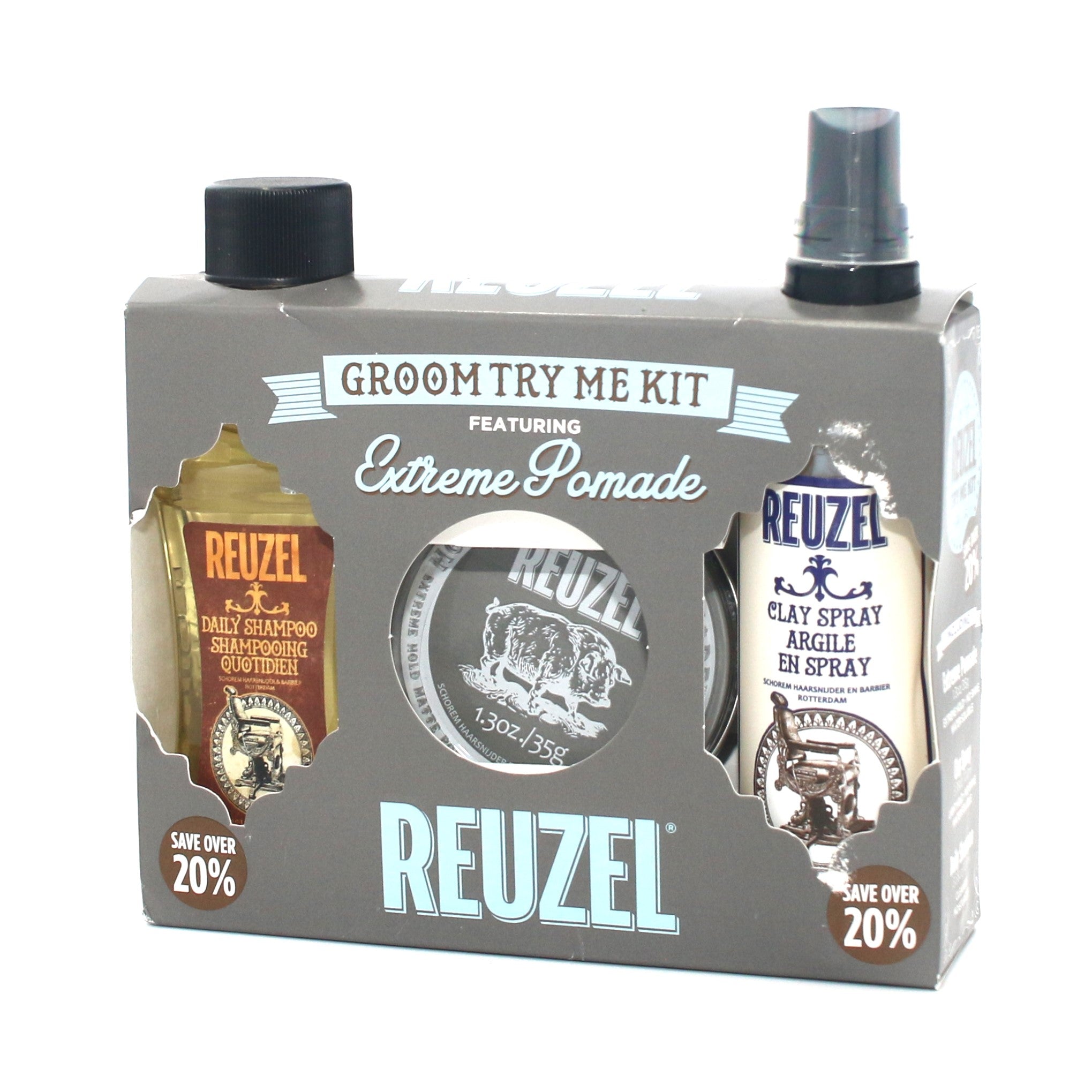 Reuzel Extreme Hold Try Me Kit - Overstock Beauty Supply