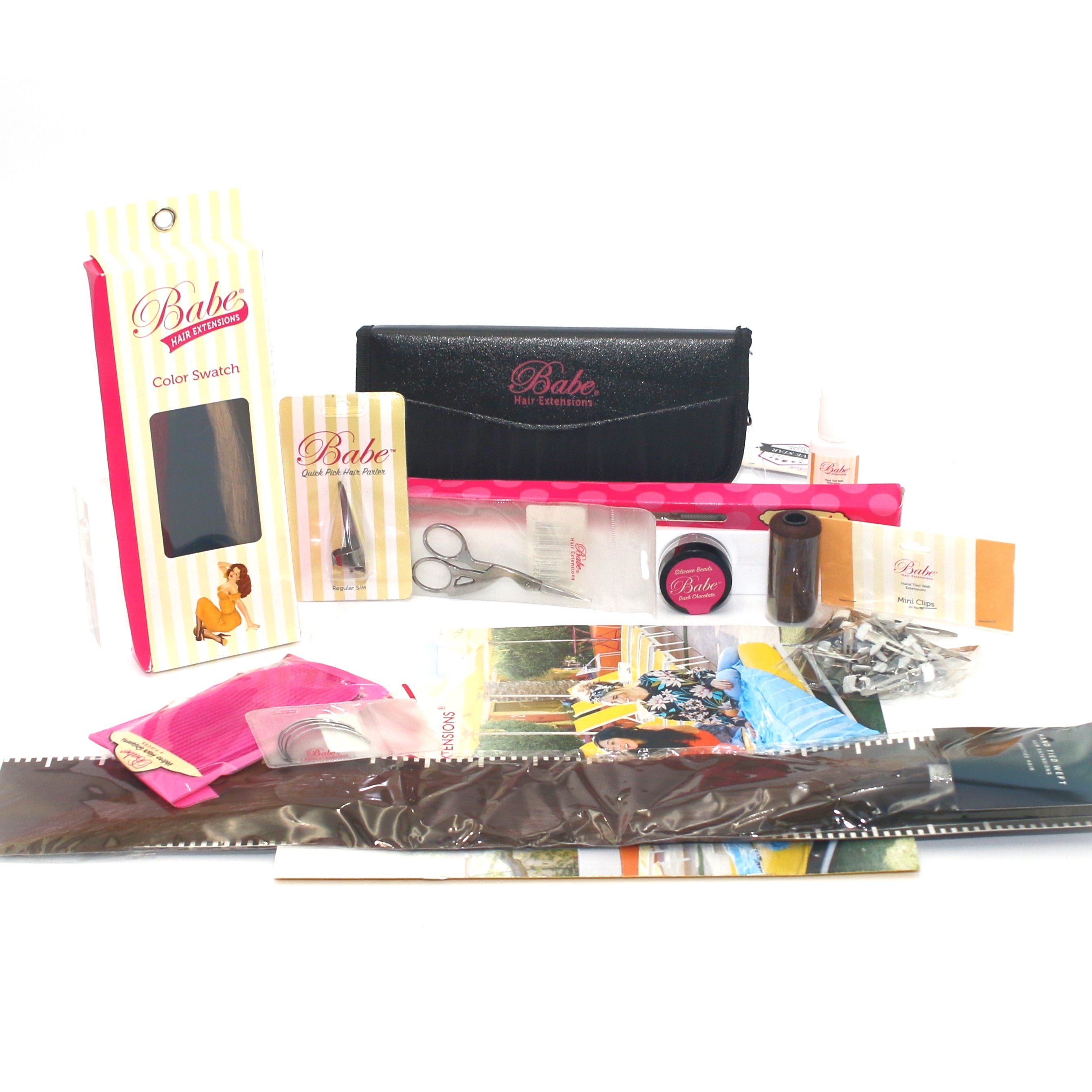 Babe Hair Extensions Hand Tied Weft Starter Kit - Overstock Beauty Supply