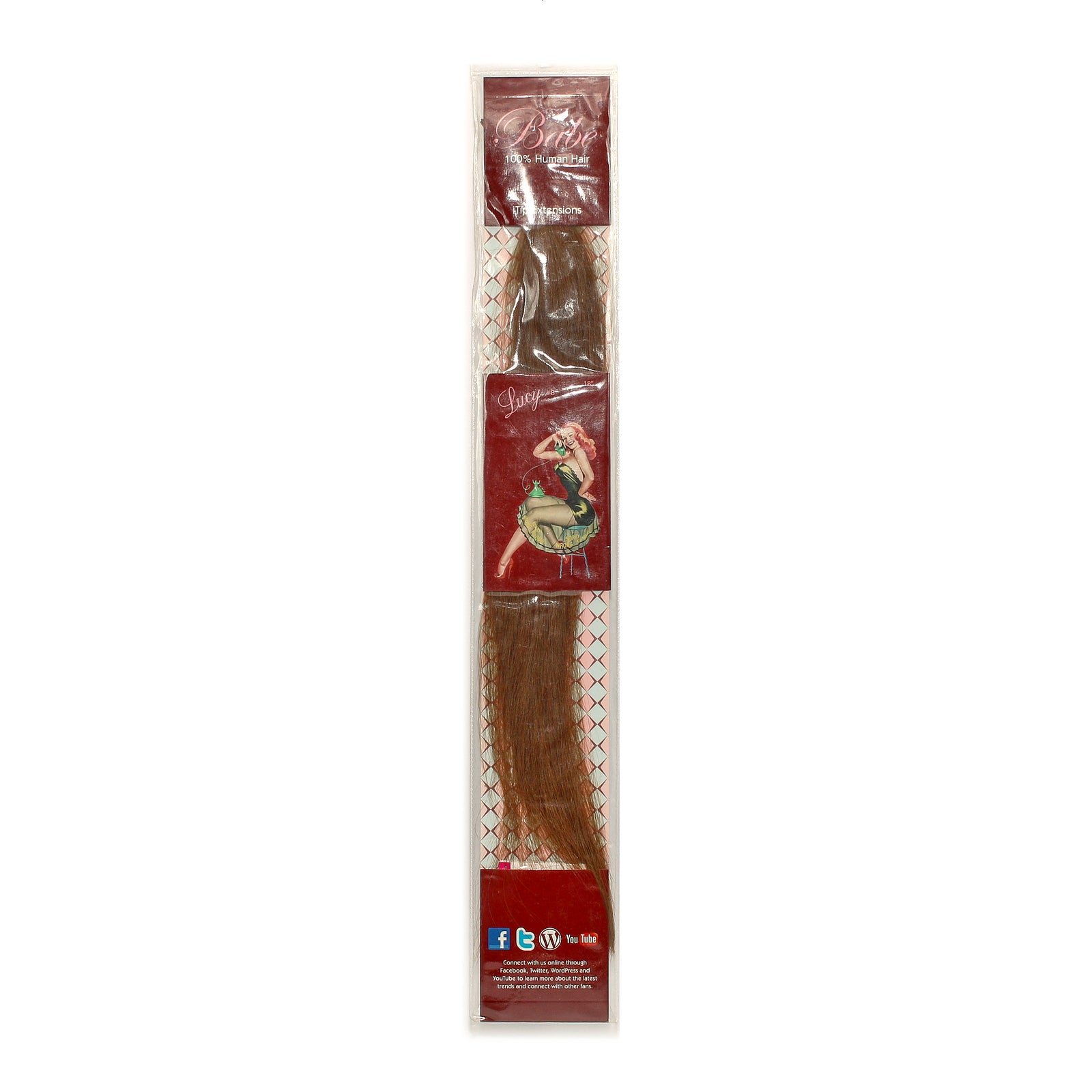 Babe 100% Human Hair iTip Extensions Lucy #8 18"