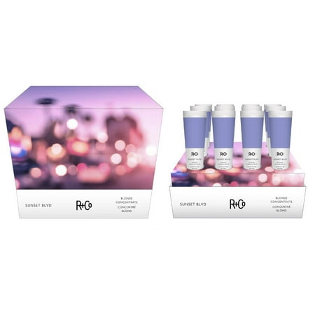 R+Co SUNSET BLVD Blonde Concentrate Hair Treatment 0.5 oz x 12 pcs 1 kit