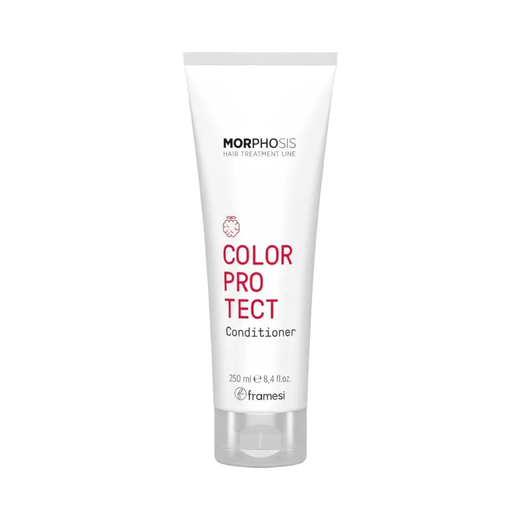 Morphosis Color Protect Conditioner tube on a gray background