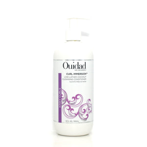 OUIDAD Curl Immersion Low Lather Coconut Cleansing Conditioner Co Wash 16 oz