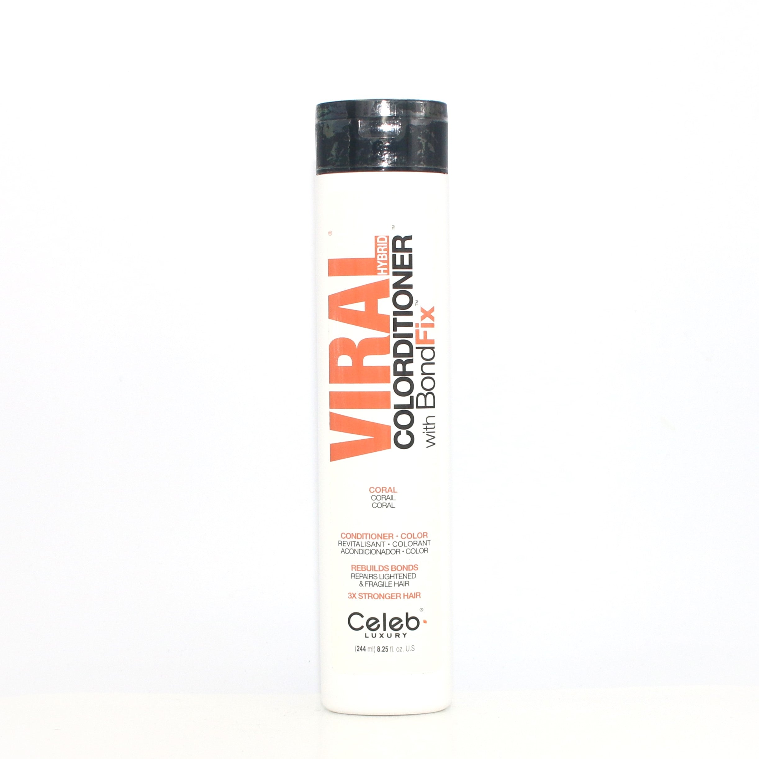 CELEB LUXURY Viral Hybrid Colorditioner with Bond Fix Coral 8.25 oz - Overstock Beauty Supply