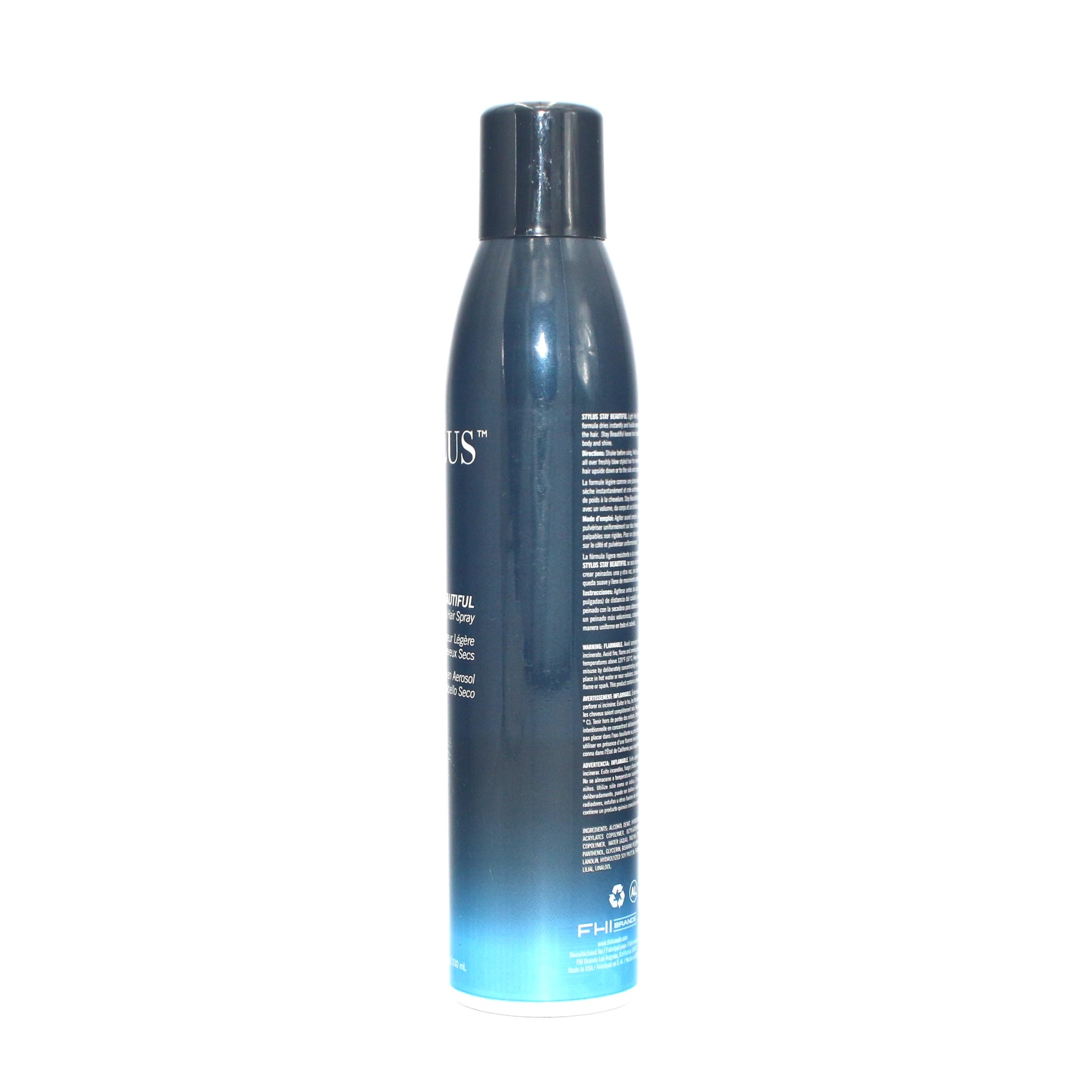 Stylus Stay Beautiful Light Hold Dry Hair Spray 10 oz