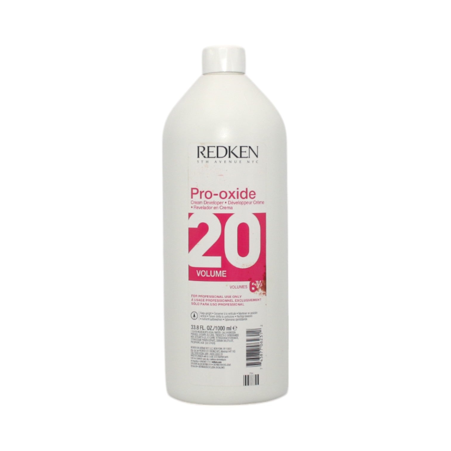 Redken Pro-Oxide 20 Volume Cream Developer 33.8 oz - Overstock Beauty Supply