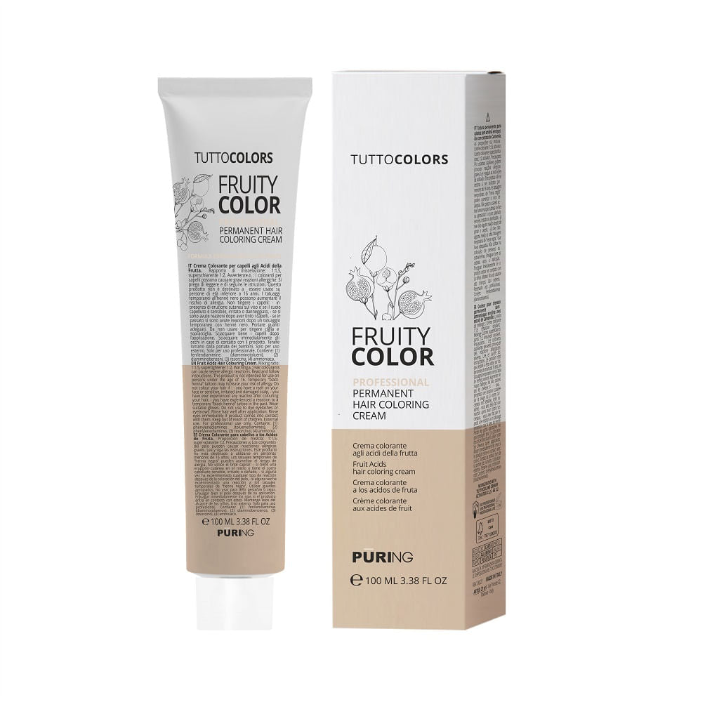 Puring Tutto Colors Fruity Color Permanent Hair Coloring Cream 3.38 oz