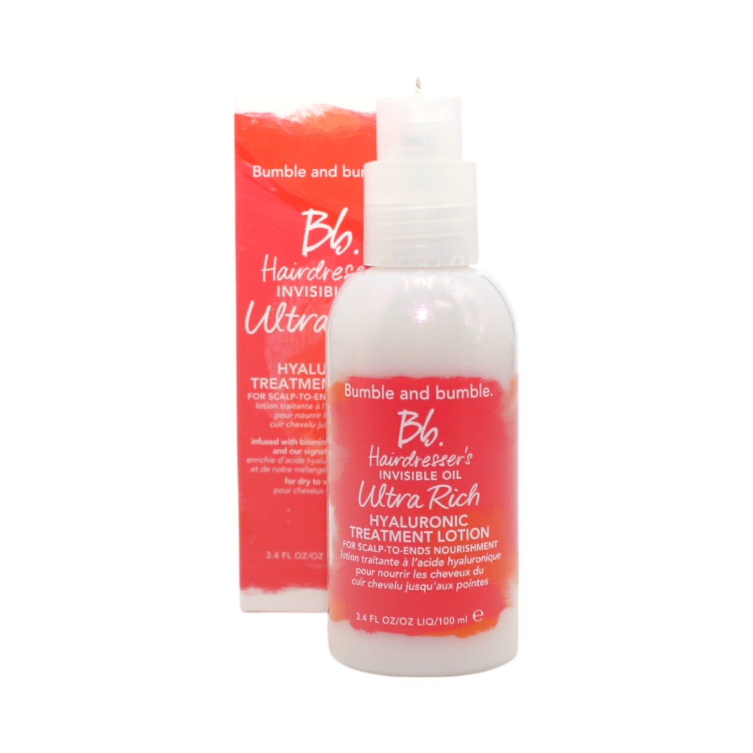 Bumble and Bumble Hairdresser's Invisible Oil Ultra Rich Hyaluronic Treatment 3.4oz - Overstock Beauty Supply