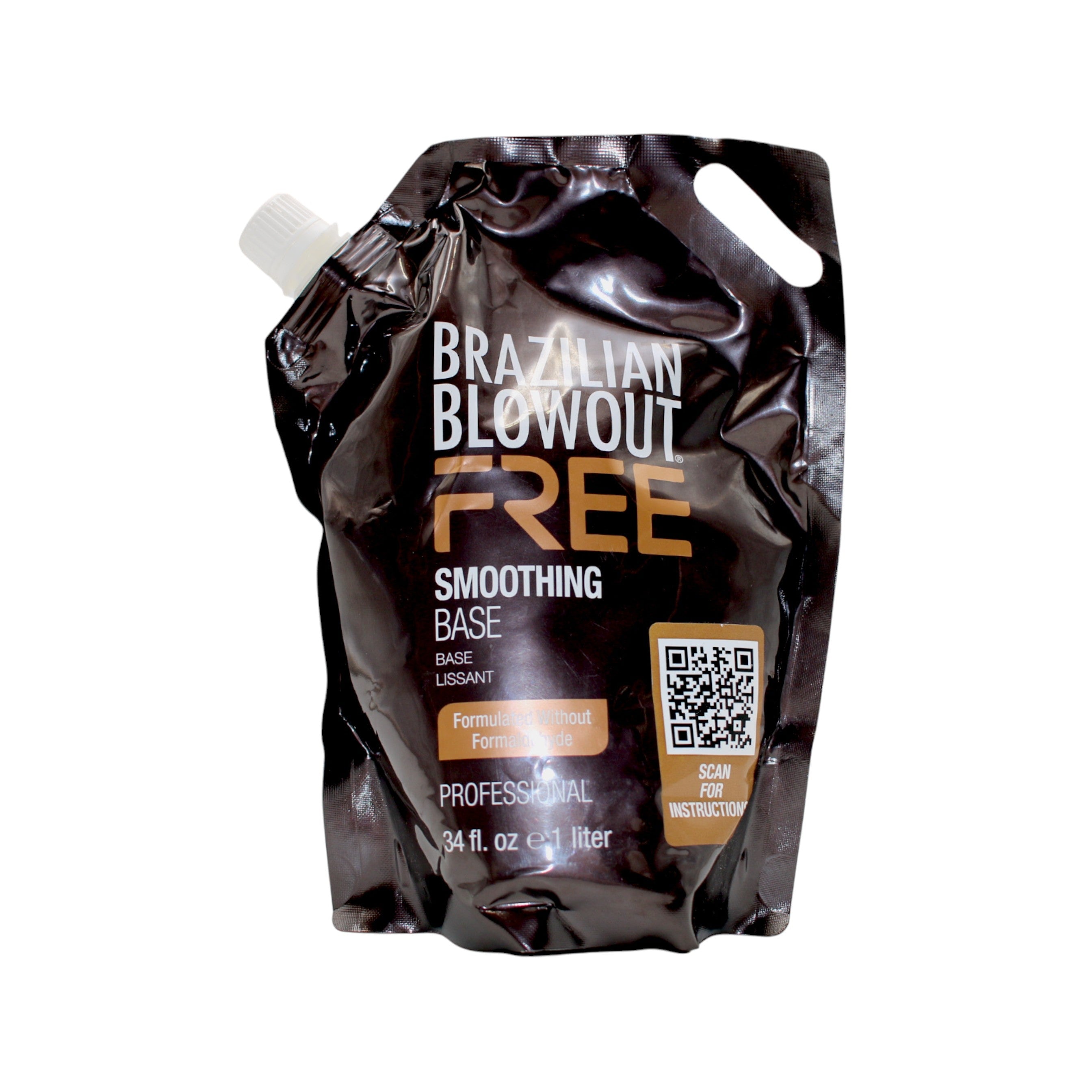 Brazilian Blowout Free Smoothing Base 34 oz | Professional Prep Base for Frizz Control & Long-Lasting Smoothness