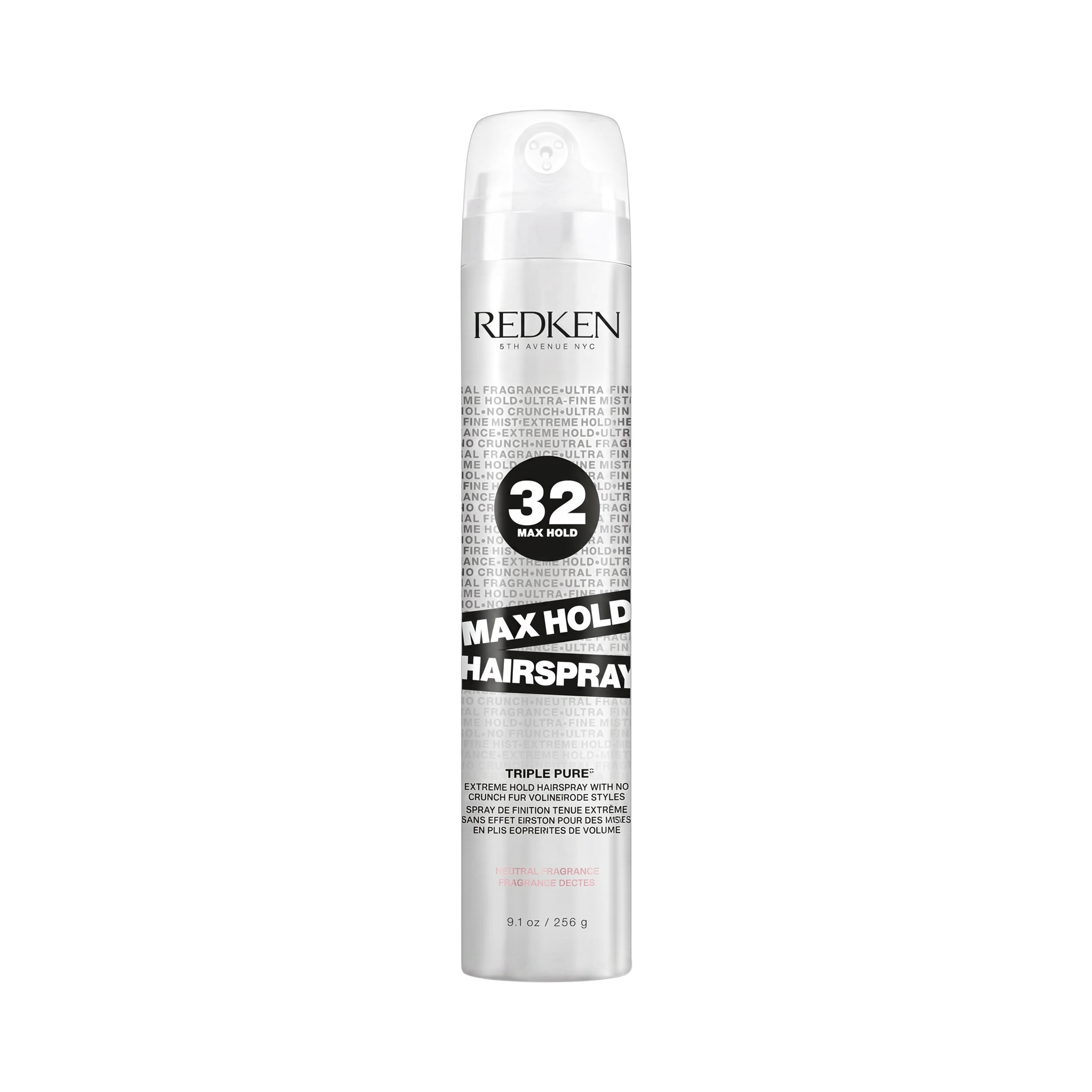 Redken Max Hold Hairspray Triple Pure 32 9.1 Oz