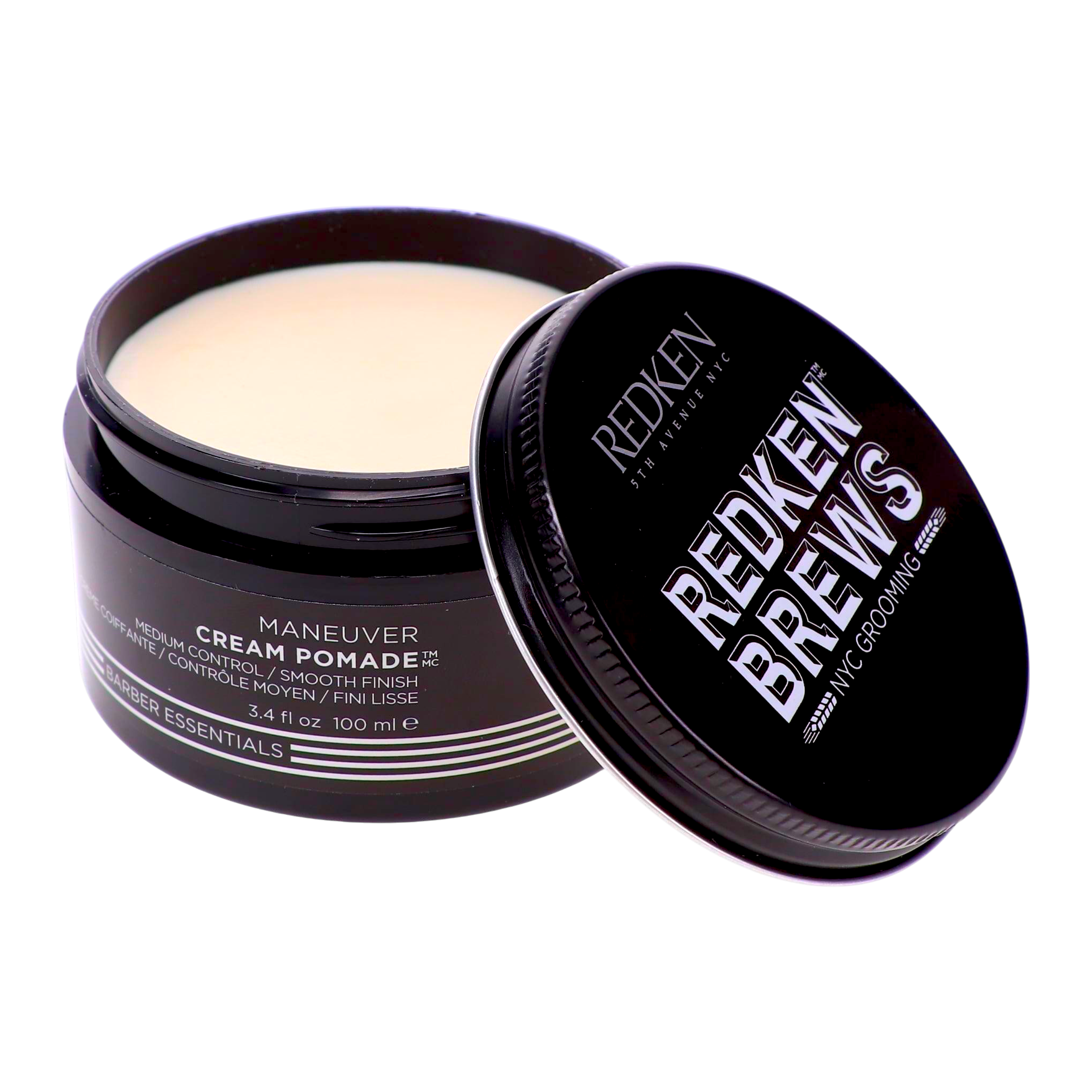 REDKEN Brews Maneuver Cream Pomade Medium Control 3.4 oz