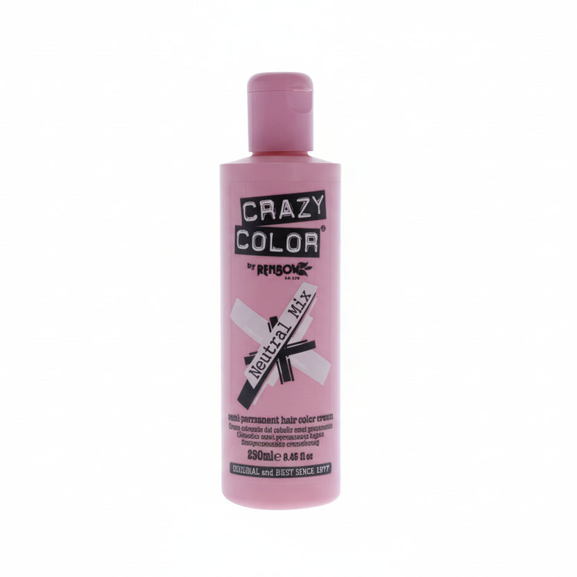 Crazy Color Semi Permanent Hair Dye 250 Ml - Neutral Mix Colour