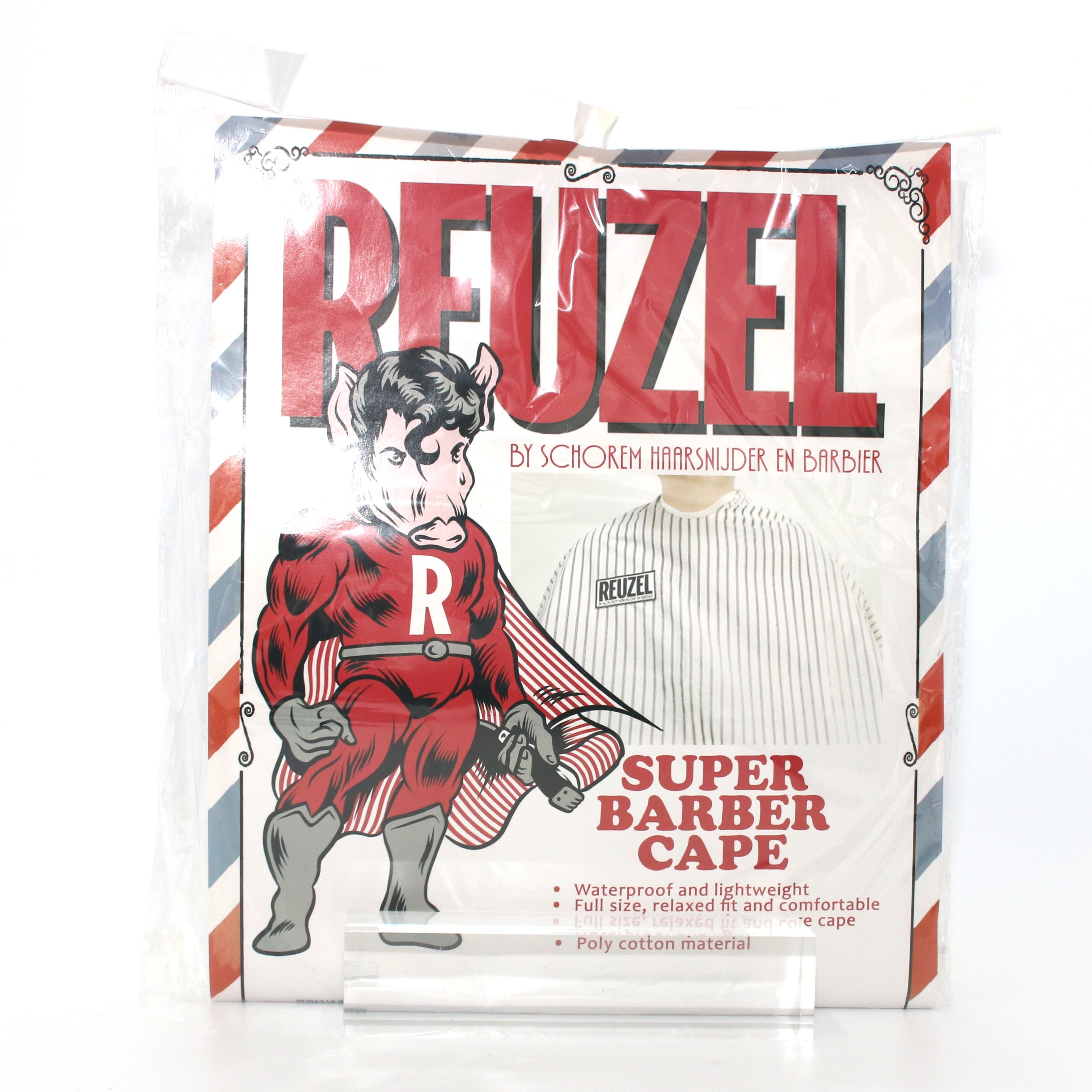 Reuzel Super Barber Cape - Overstock Beauty Supply