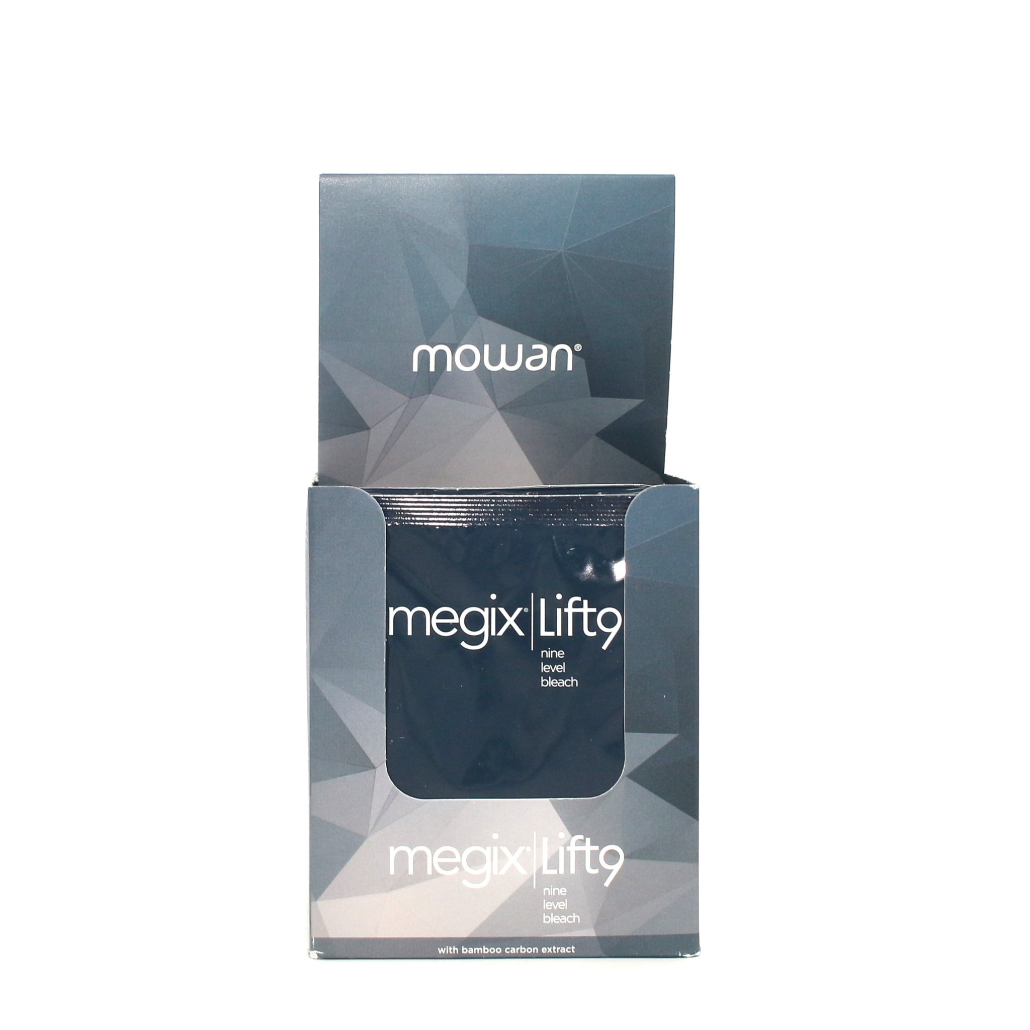 MOWAN Megix Lift 9 Nine Level Bleach with Bamboo Carbon Extract 1.06 x 12 Pack