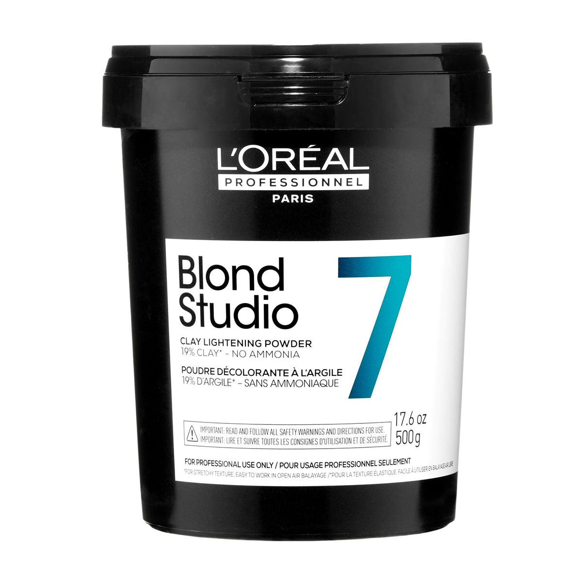 L’Oreal Professionnel Blond Studio Clay 7 Ammonia Free Lightener 17.6 oz