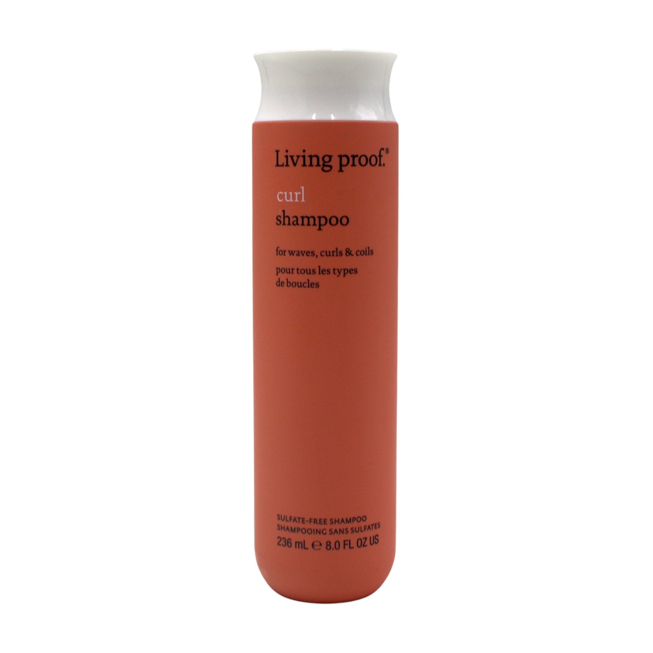 Living Proof shampoo bottle curl