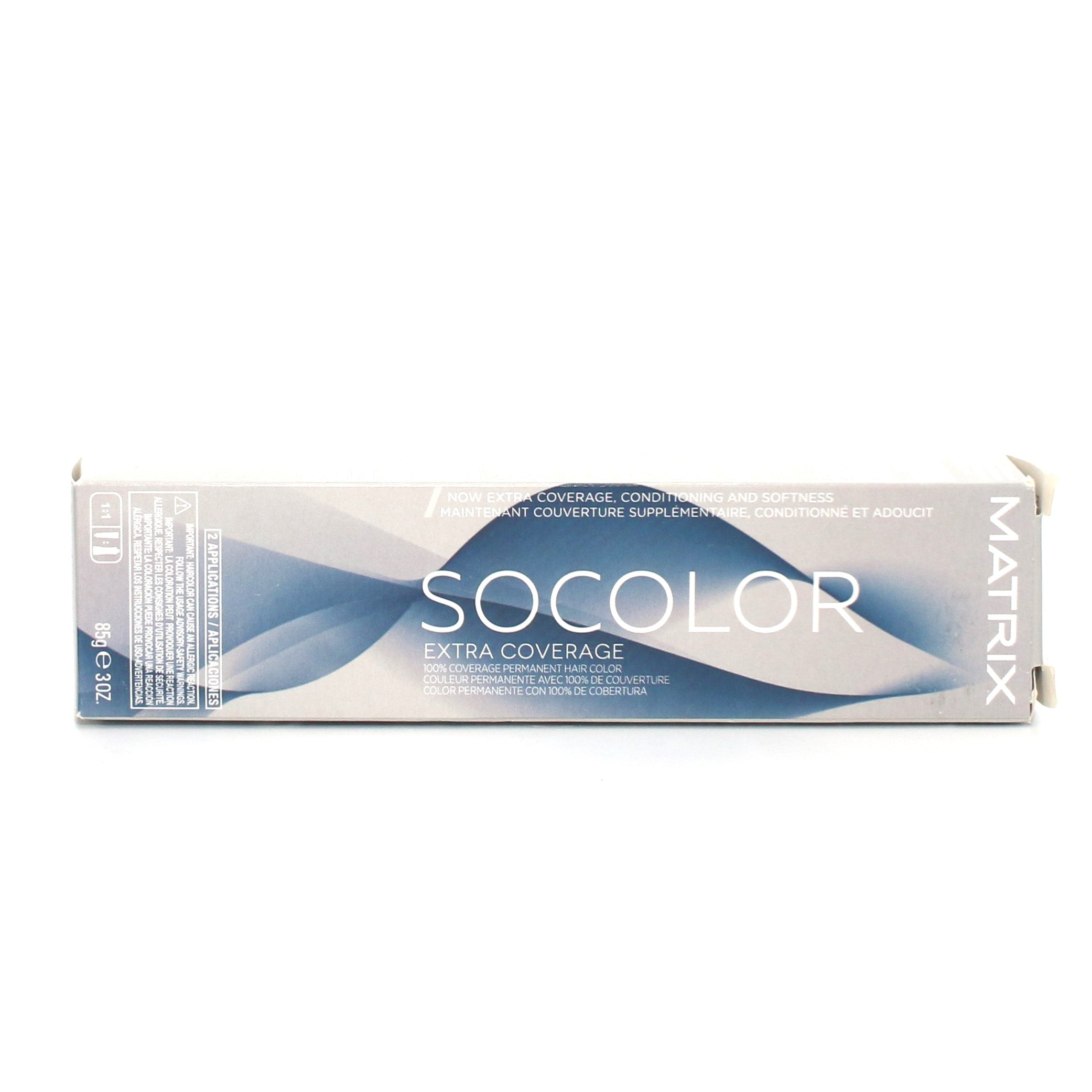 Matrix SoColor Extra Coverage 100% Coverage Permanent Hair Color 3 oz