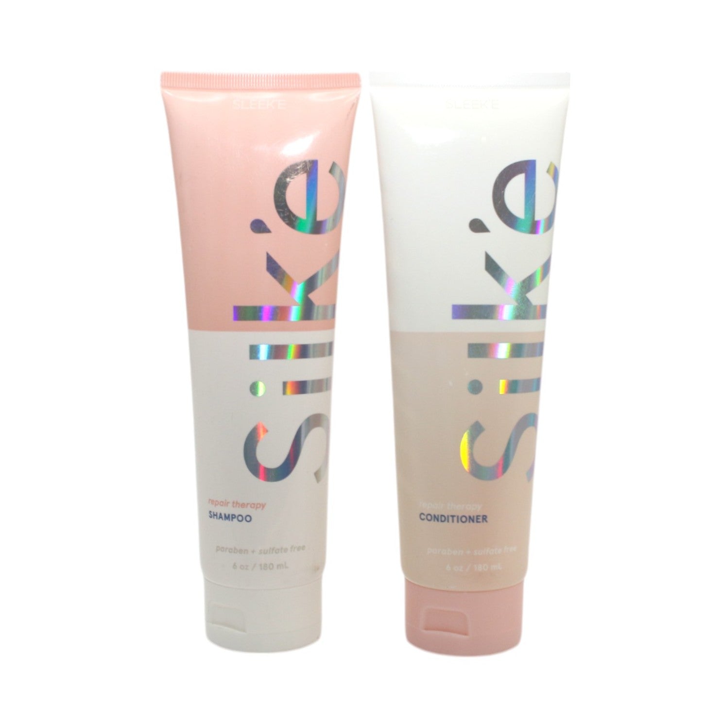 Sleek'e Silk'e Repair Therapy Shampoo & Conditioner Duo 6 oz - Overstock Beauty Supply