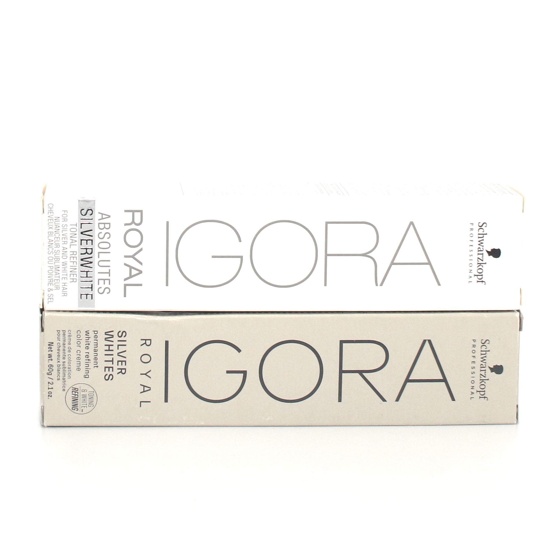Schwarzkopf Igora Royal Silver Whites Permanent White Refining Color Creme 2.1oz