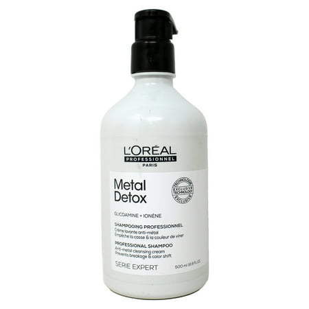 L’Oreal Professionnel Serie Expert Metal Detox Shampoo | Anti Metal Deposit Cleansing Cream  16.9oz