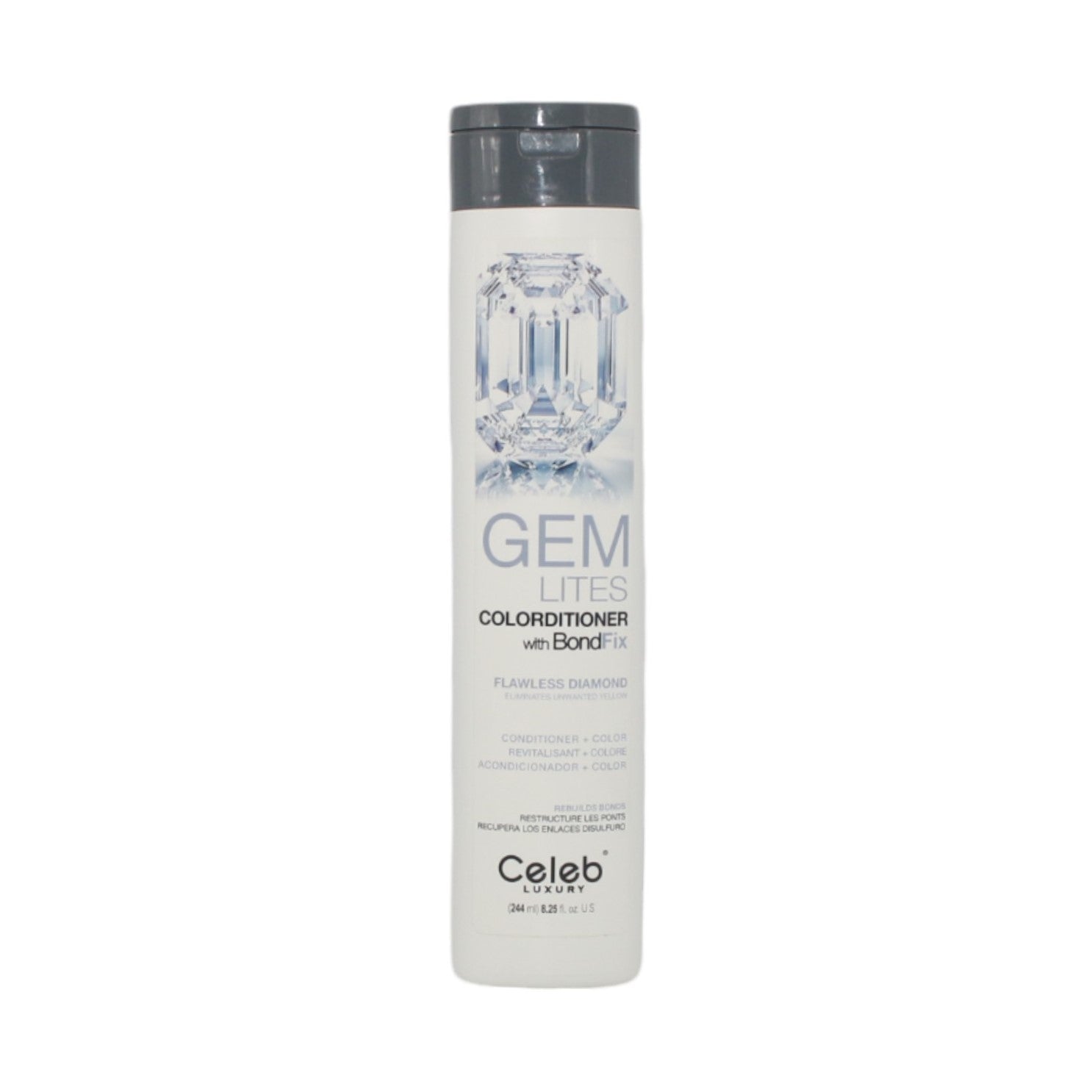 Celeb Luxury Gem Lites Colorditioner With BondFix Flawless Diamond 8.25 oz