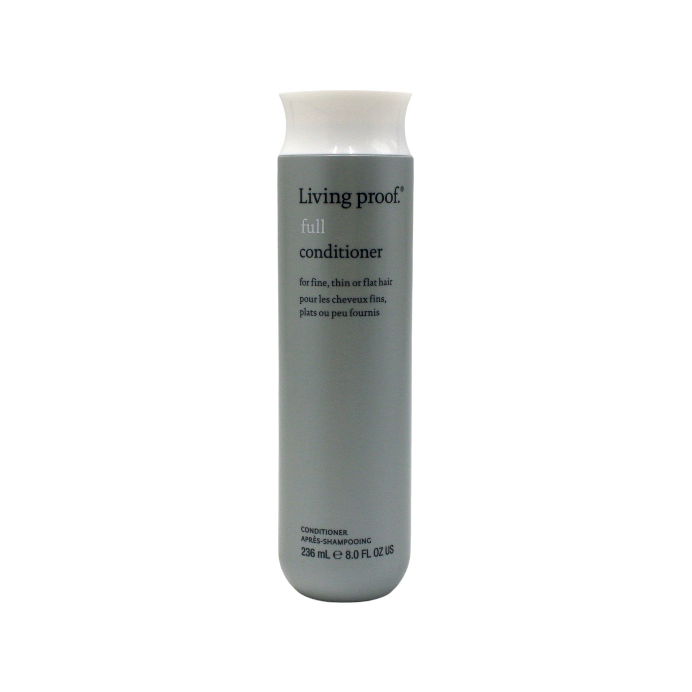Living Proof full conditioner bottle on a white background