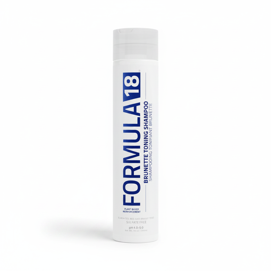 FORMULA 18 Brunette Toning Shampoo 10 oz