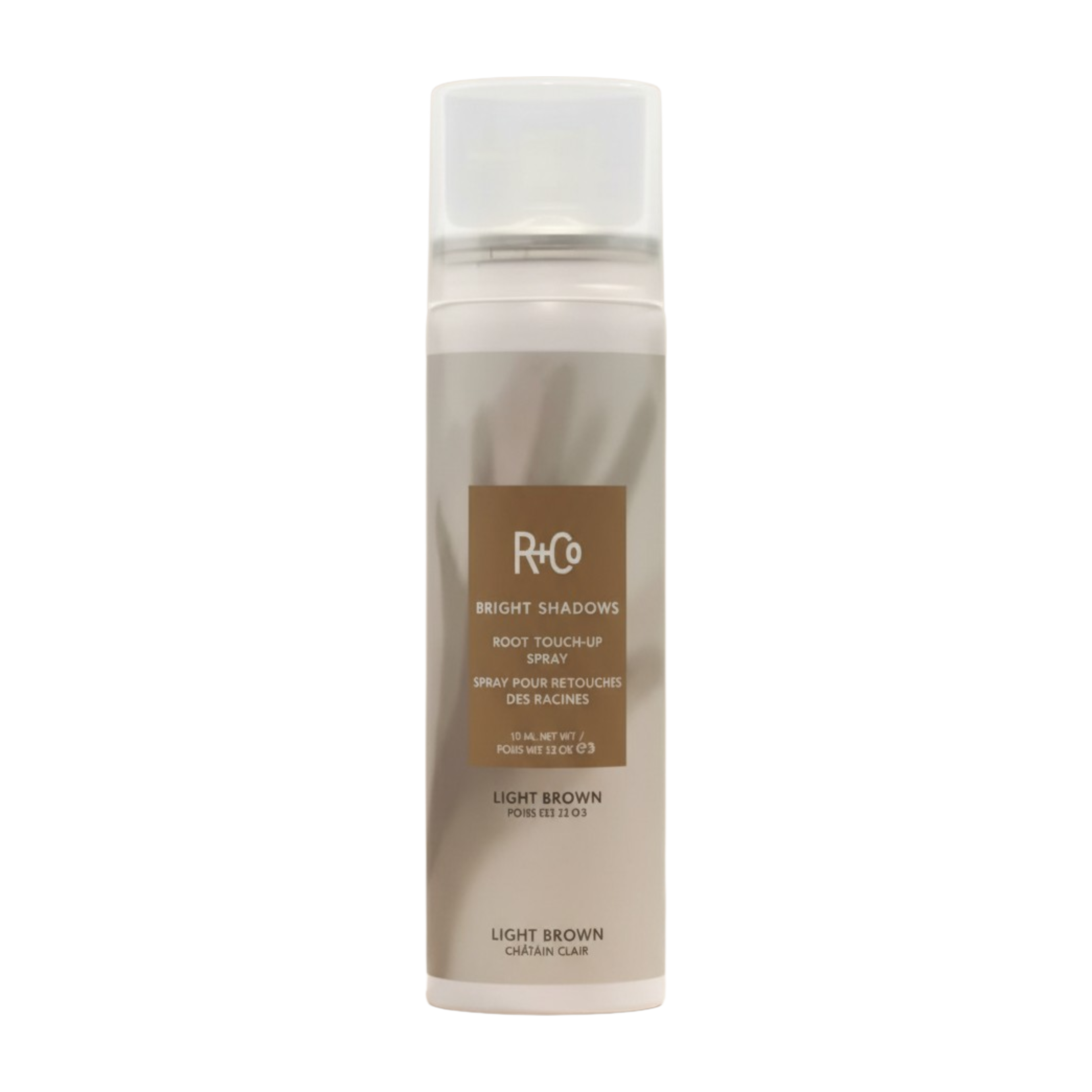R+Co Bright Shadows Root Touch Up Spray Light Brown 1.5 oz