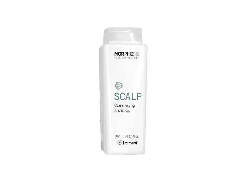 Morphoss Scalp Cleansing Shampoo bottle on a white background