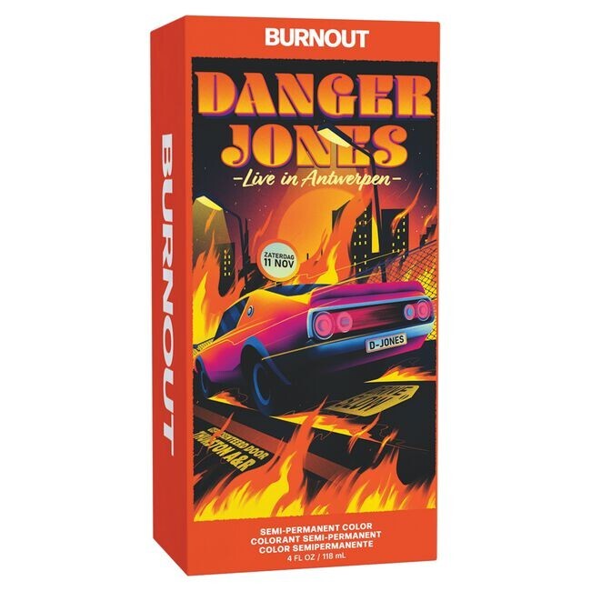 Danger Jones Semi-Permanent Color - Burnout/Orange 4 oz