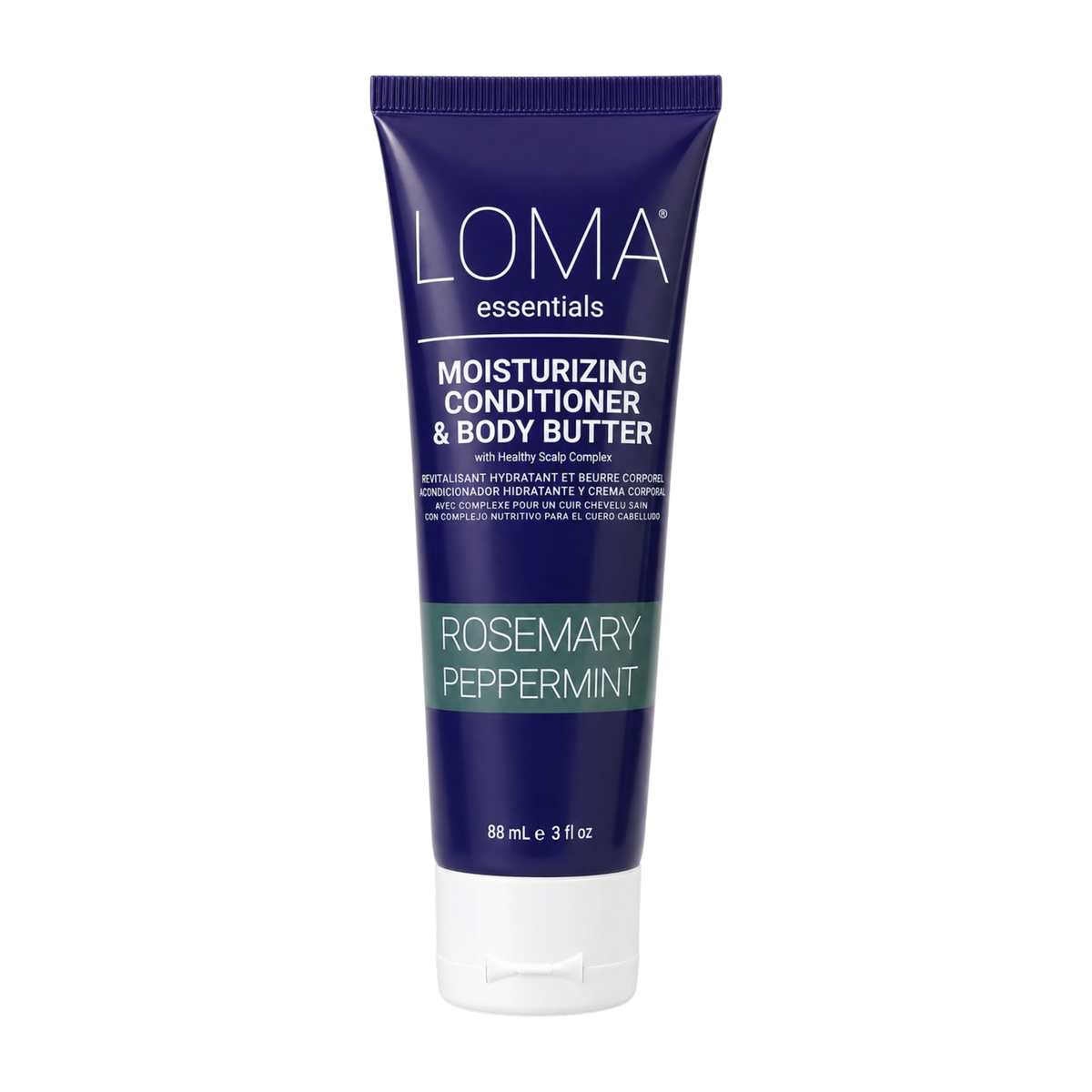 LOMA Essentials Moisturizing Conditioner & Body Butter Rosemary Peppermint 3 oz