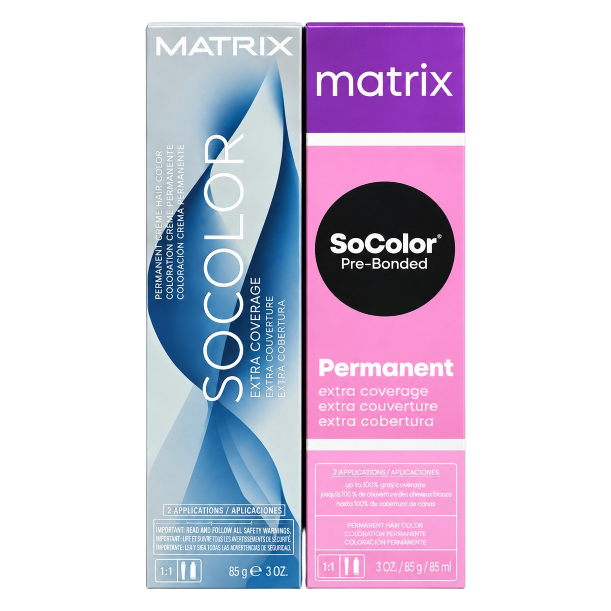 Matrix SoColor Extra Coverage Permanent Hair Color 3 oz