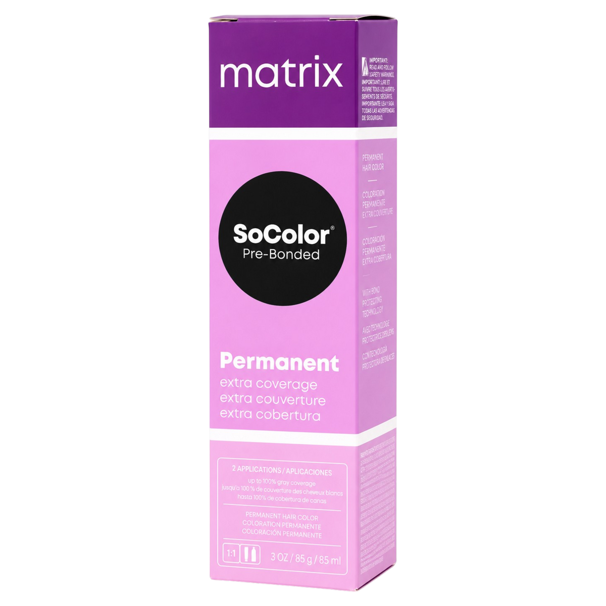 Matrix SoColor Extra Coverage Permanent Hair Color 3 oz