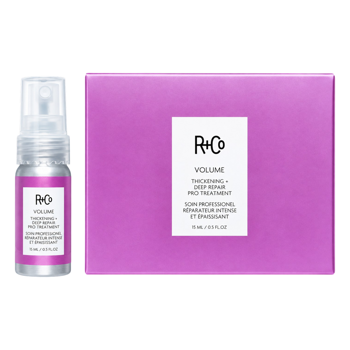 R+Co VOLUME Thickening Deep Repair Pro Treatment 0.5 oz / 15 mL (6 ct)