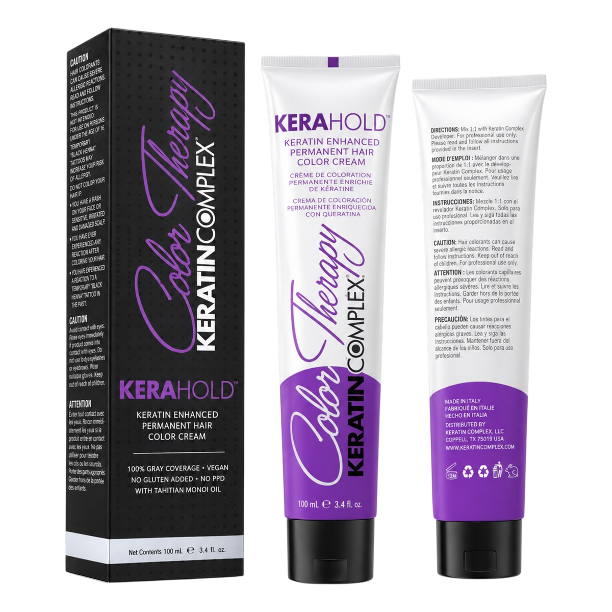 Keratin Complex Color Therapy Permanent Crème Hair Color
