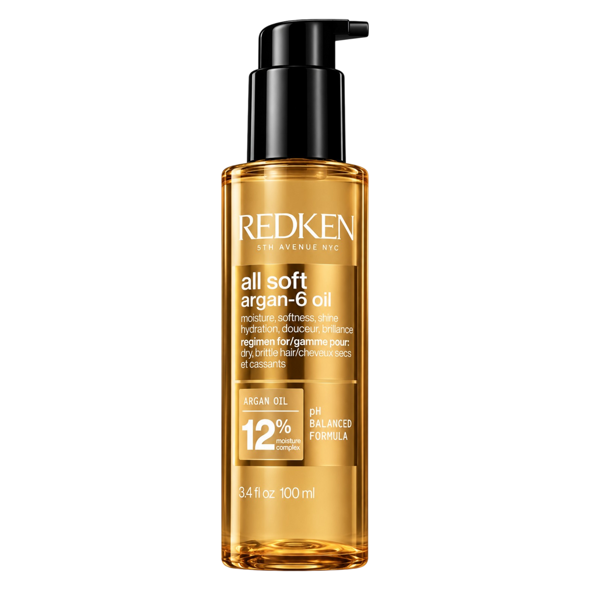 Redken All Soft Argan-6 Oil 12% Moisture Complex 3.4 oz