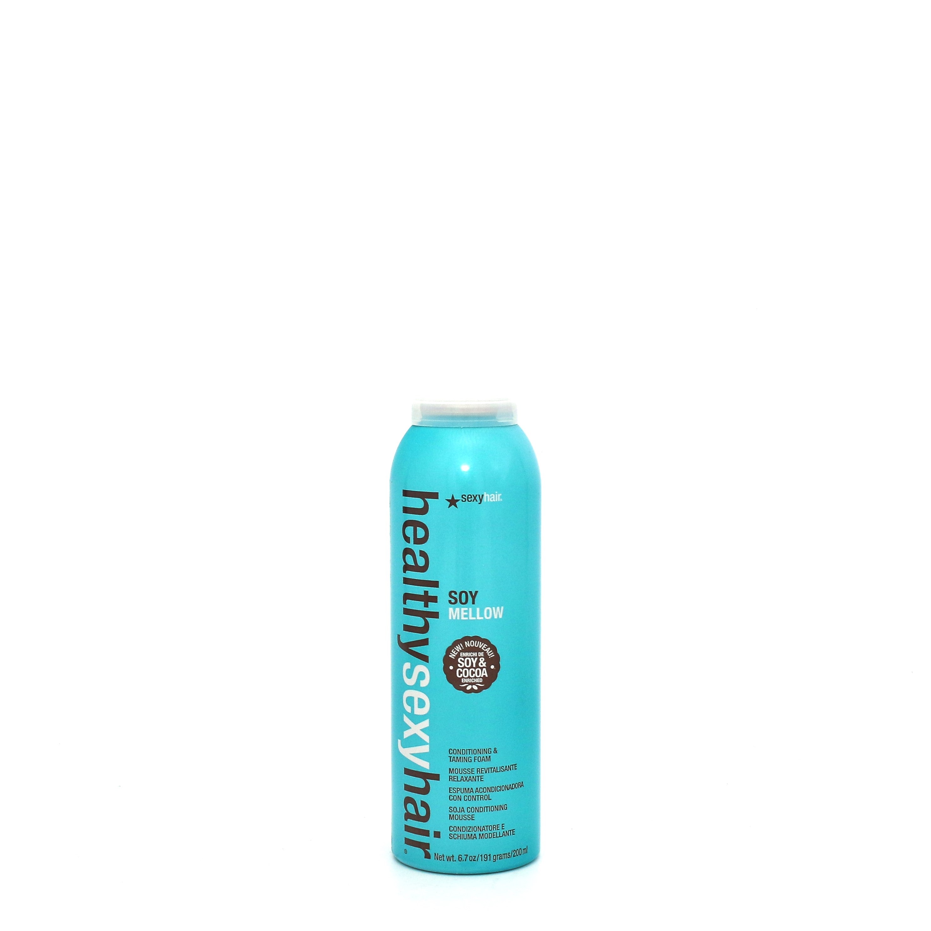SEXY HAIR Healthy Soy Mellow Conditioning Taming Foam Mousse 6.7 oz