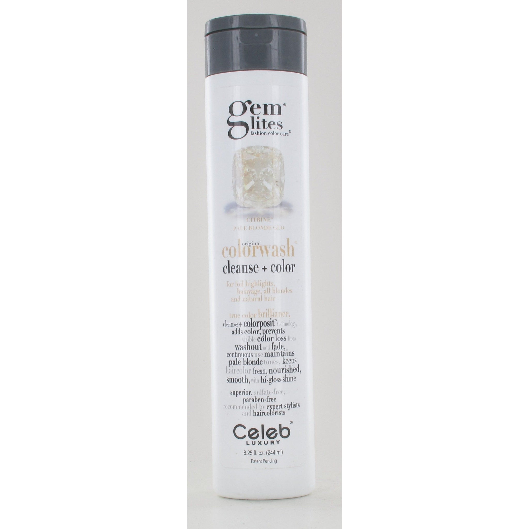 Celeb Luxury Gem Lites Citrine Pale Blonde Glo Color Wash 8.25 oz