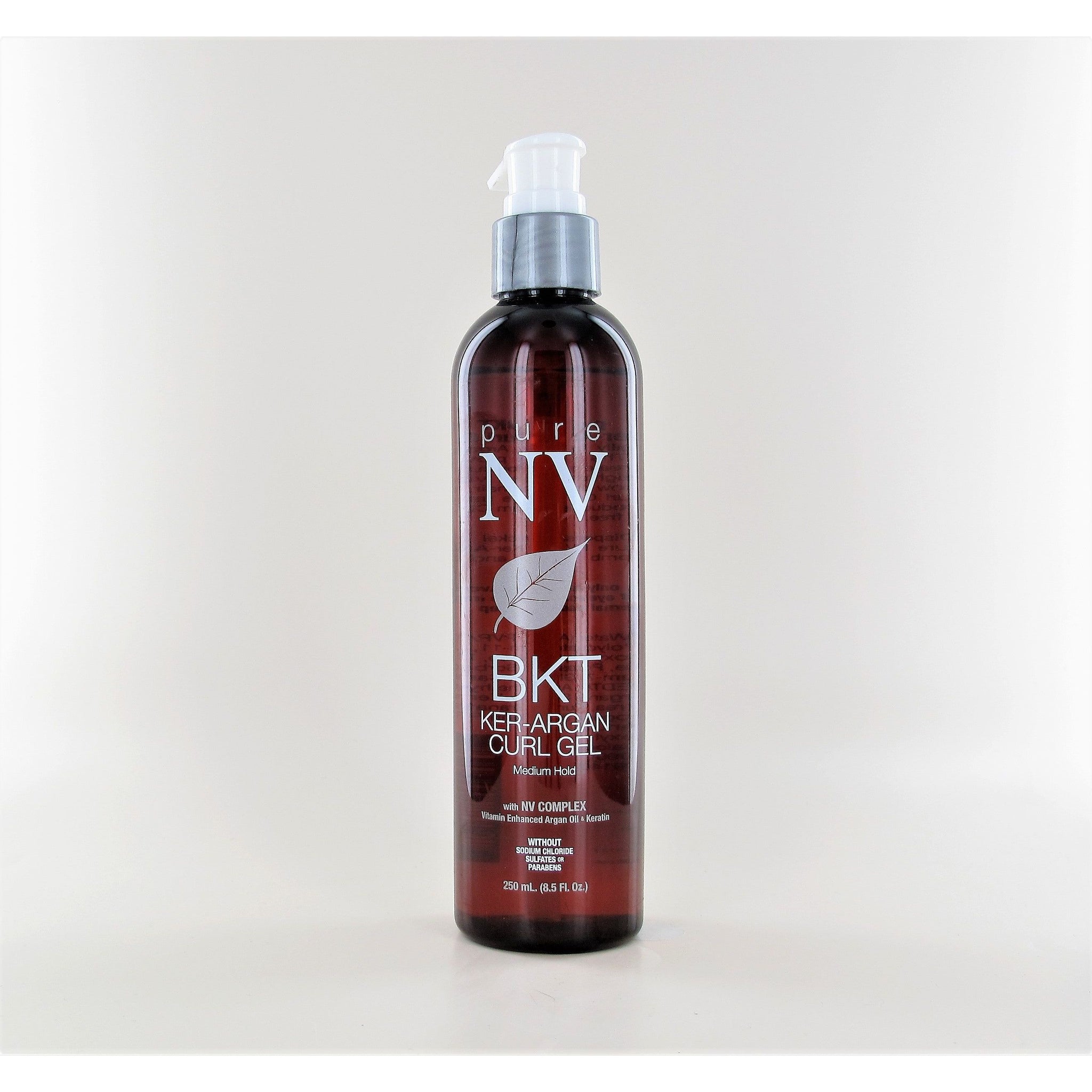 Pure NV BKT Ker-Argan Curl Gel - Medium Hold 8.5 fl oz