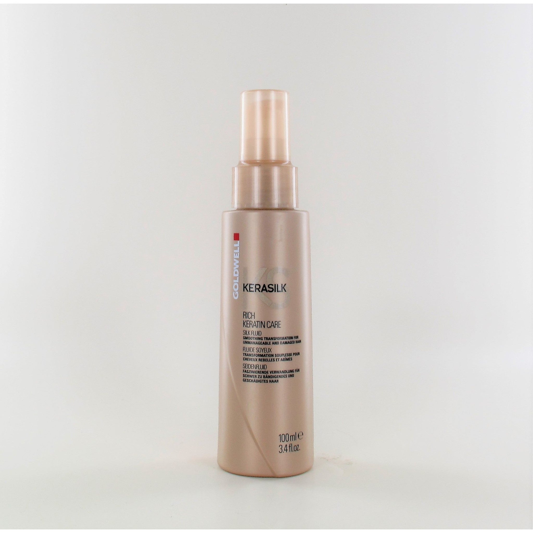Goldwell Kerasilk Rich Keratin Care Silk Fluid 3.4 Oz