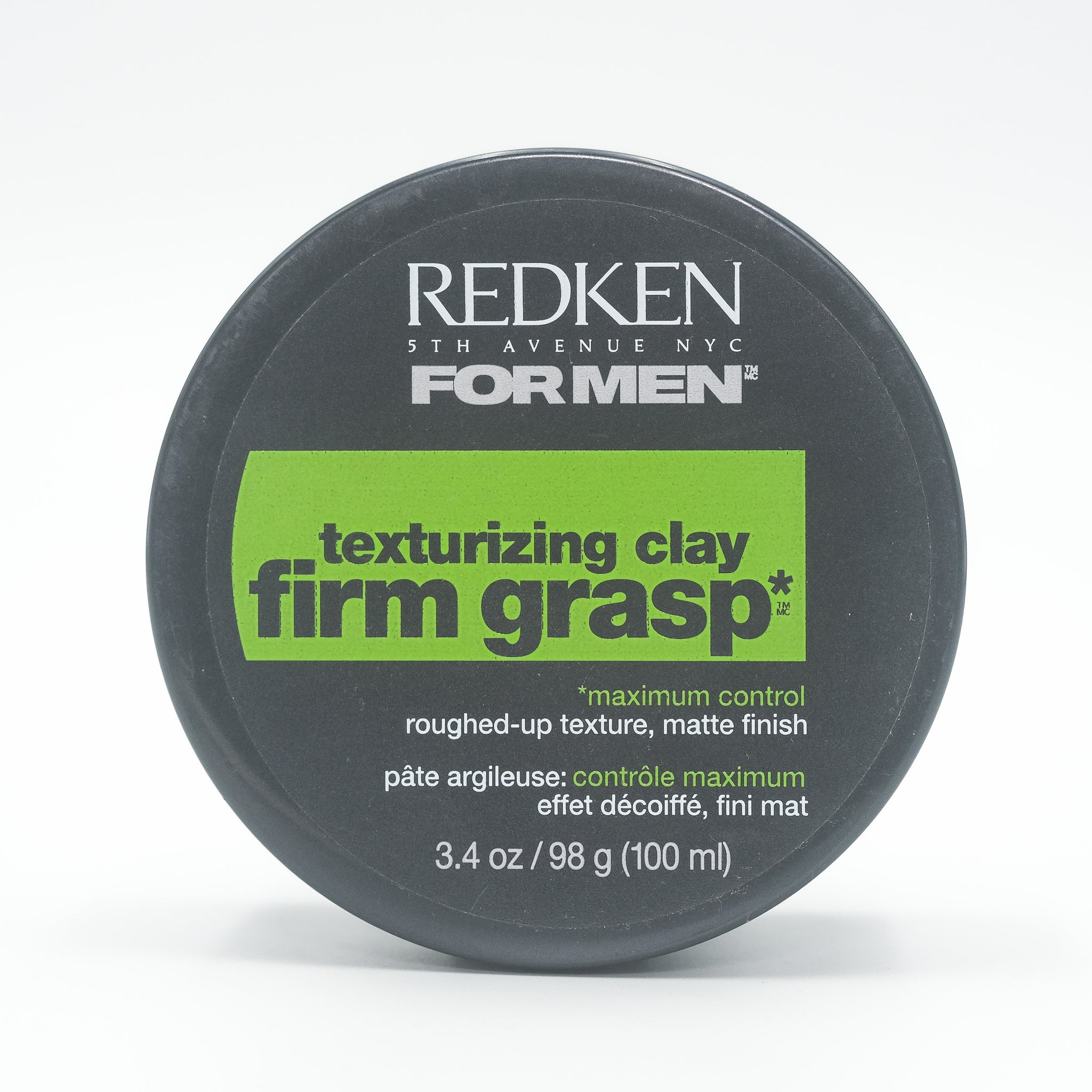 REDKEN For Men Texturizing Clay Firm Grasp Maximum Control 3.4 oz