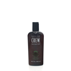 AMERICAN CREW Tea Tree Shampoo, Conditioner, and Body Wash 8.4 oz (Pack of 2)
