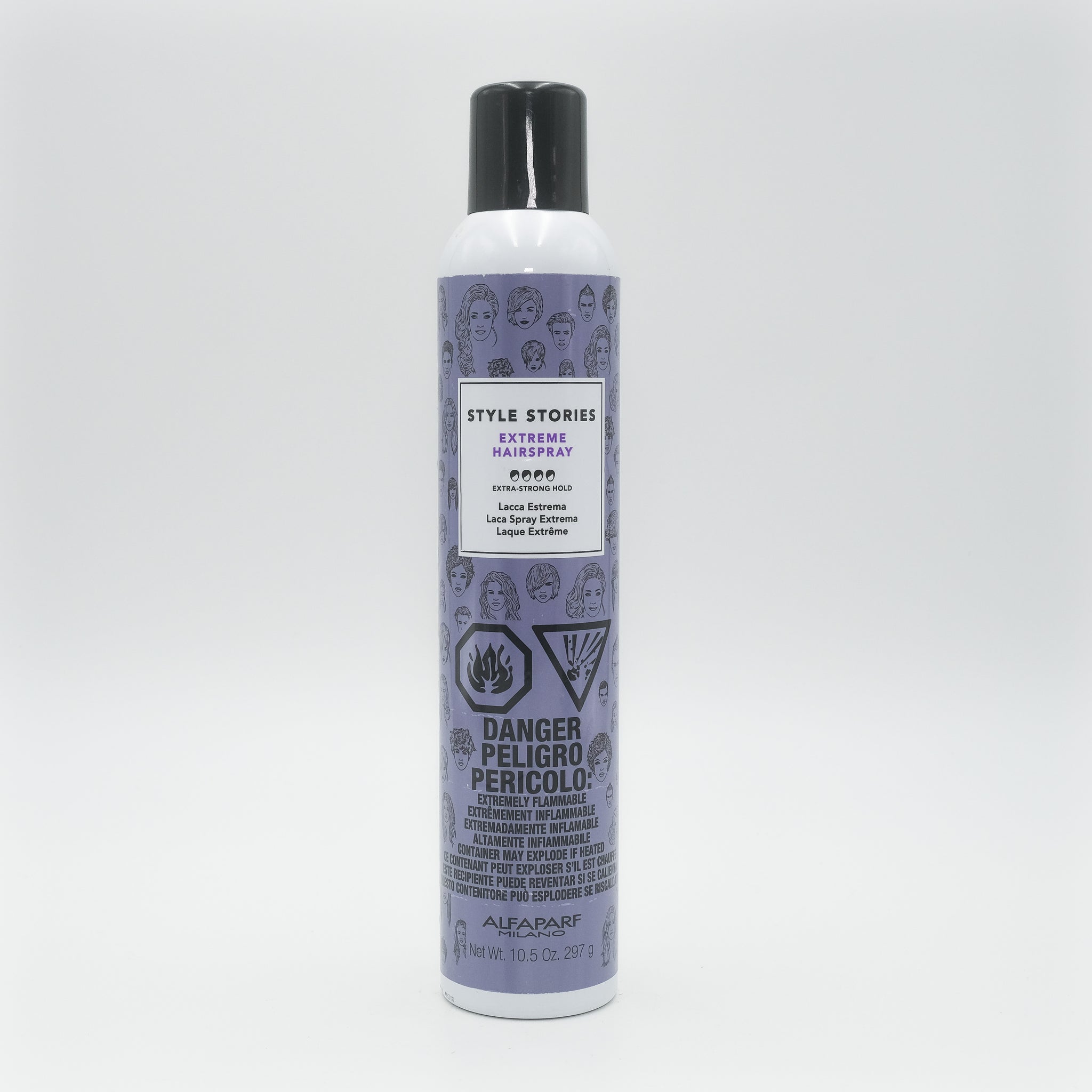 ALFAPARF Style Stories Extreme Hairspray Extra Strong Hold 10.5 oz (Pack of 2)