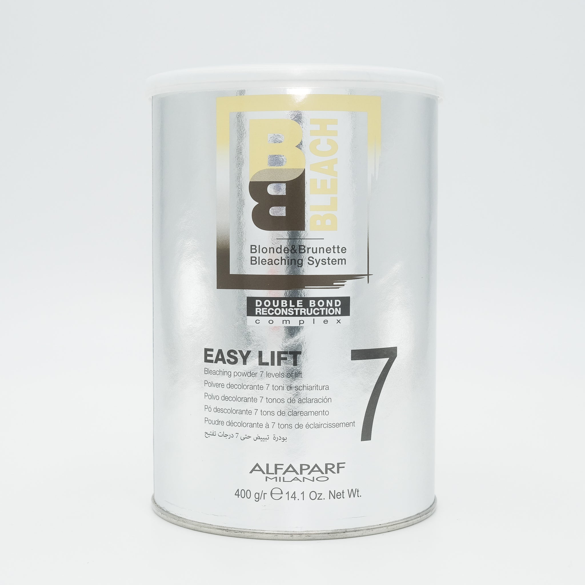 ALFAPARF BB Bleaching System Easy Lift 7 Bleaching Powder 14.1 oz (Pack of 2)