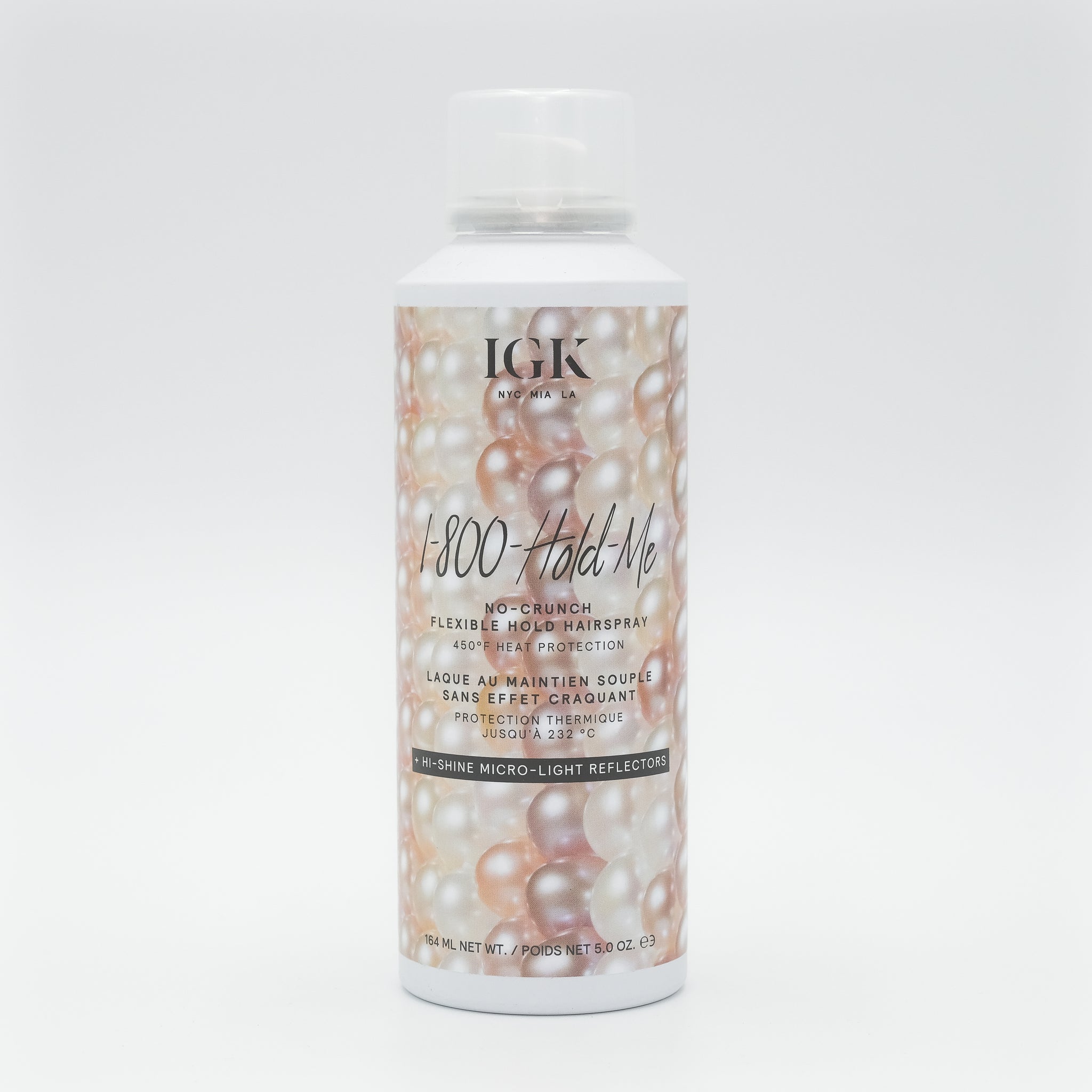 IGK 1 800 Hold Me No Crunch Flexible Hold Hairspray 6 oz