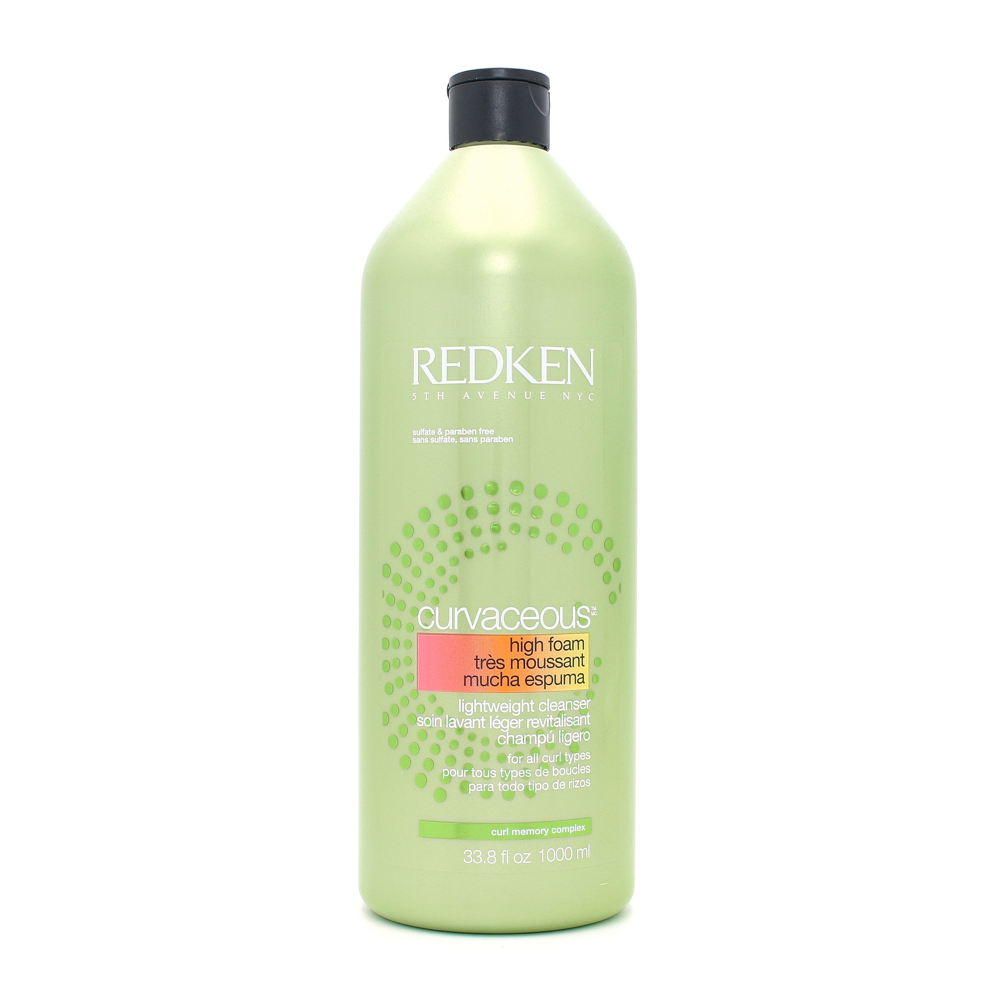 REDKEN Curvaceous High Foam Lightweight Cleanser for Curls 33.8 oz