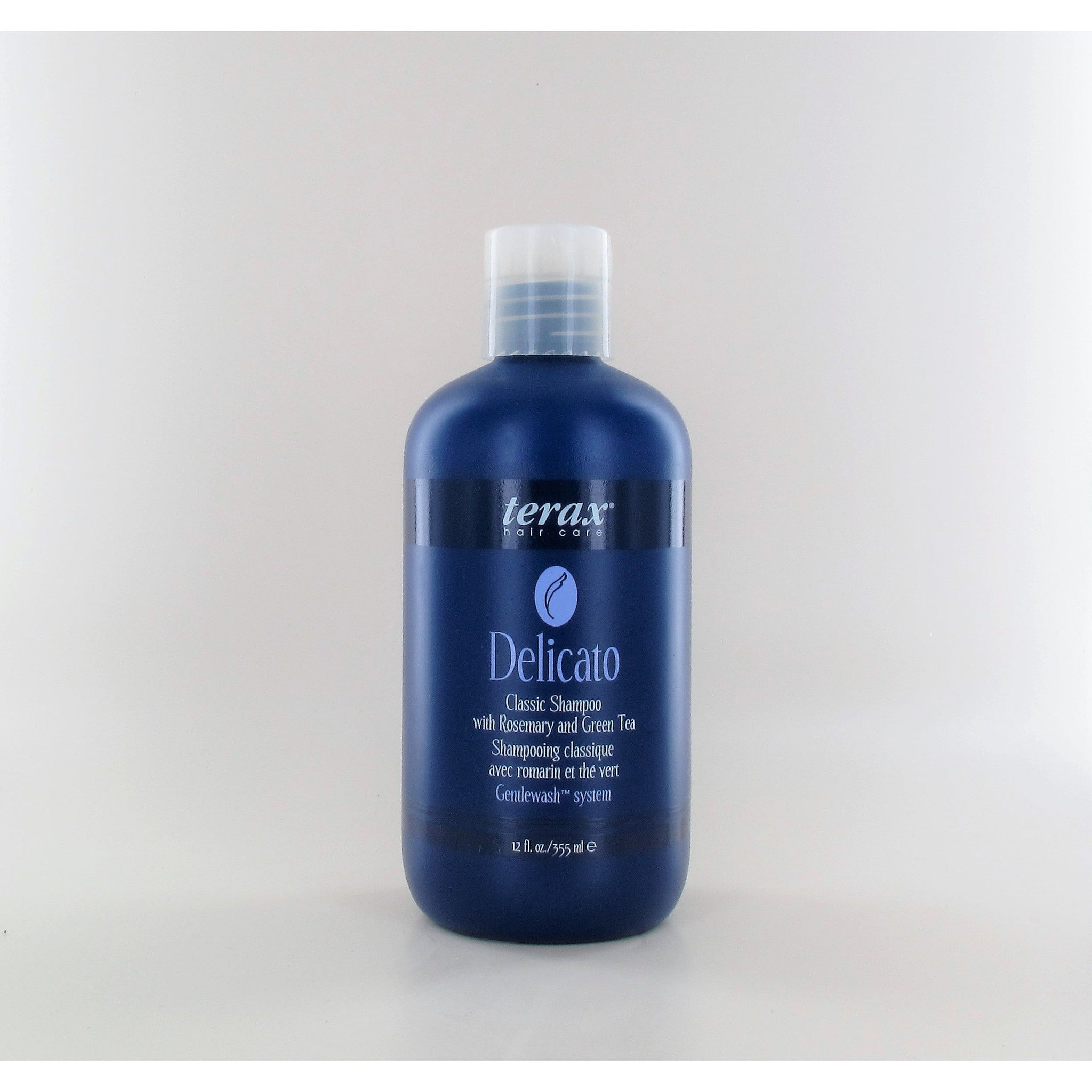 TERAX Delicato Classic Shampoo With Rosemary And Green Tea 12 oz