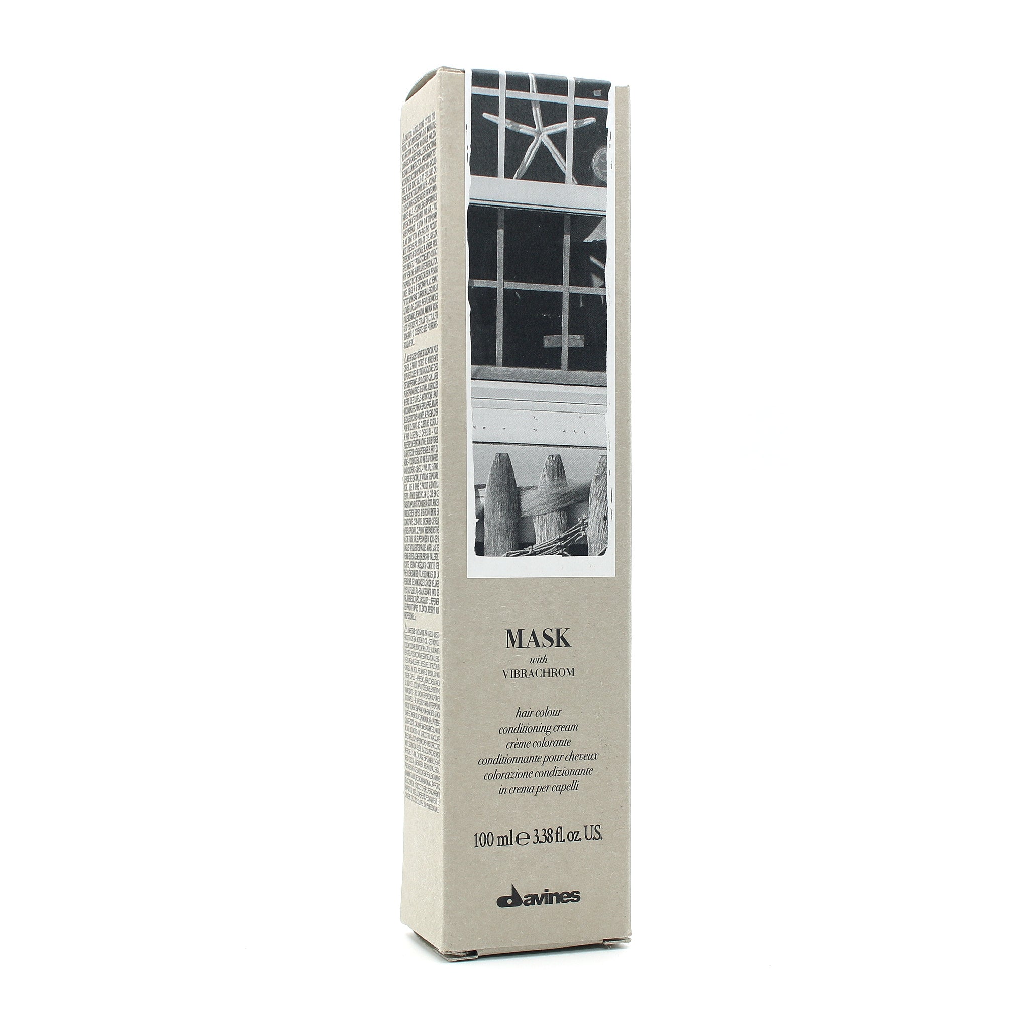 DAVINES Mask with Vibracrom 4,45 Hair Color Conditioning Cream 3.38 oz